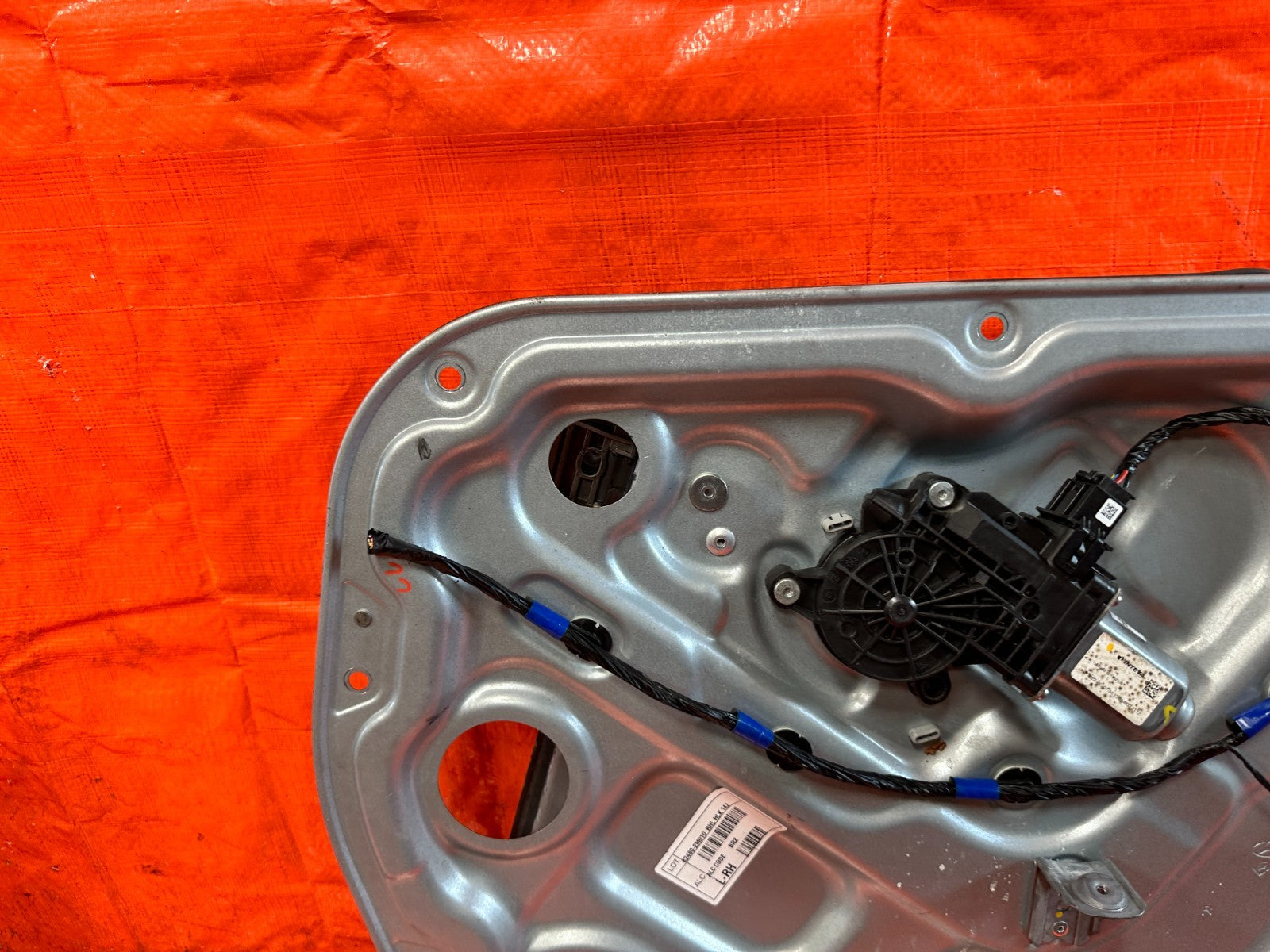 10 16 HYUNDAI GENESIS COUPE   PASSENGER RIGHT WINDOW REGULATOR W/ MOTOR OEM #3266