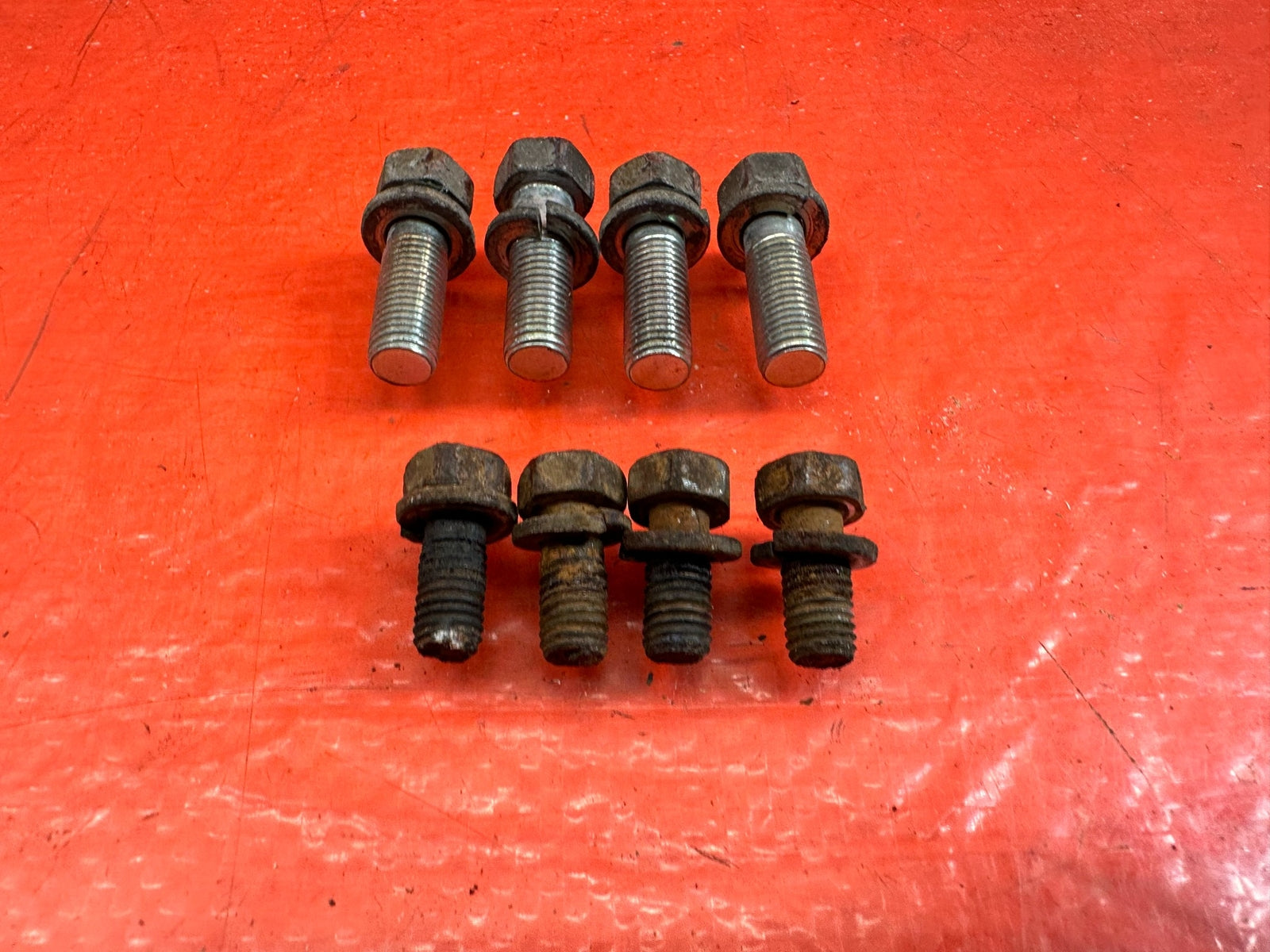 08 15 LANCER EVOLUTION X EVO 10   REAR SWAY STABILIZER BOLTS HARDWARE   OEM #2175