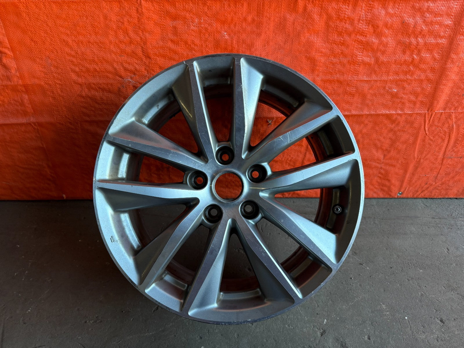 14 24 INFINITI Q50   10 SPOKE WHEEL RIM   17x7.5   +45   OEM FACTORY   #3167