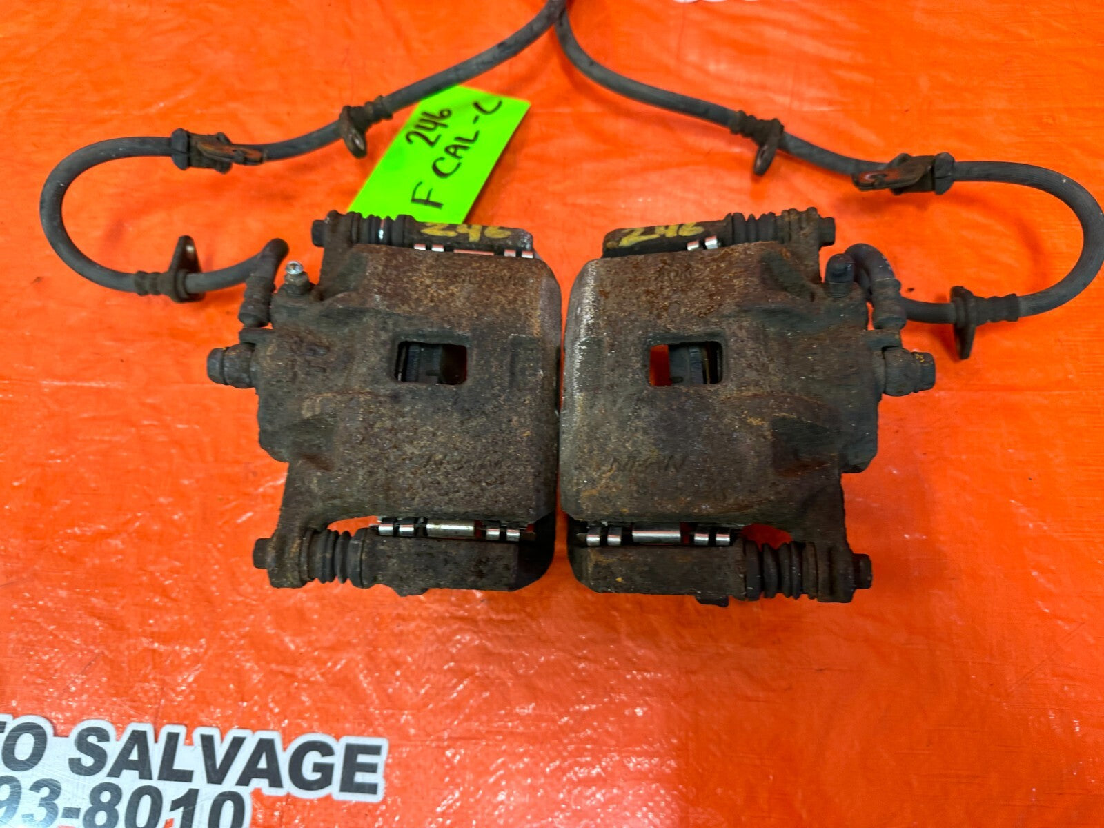 94 01 ACURA INTEGRA GSR   BRAKE CALIPER SET FRONT LEFT & RIGHT CALIPERS OEM #2467