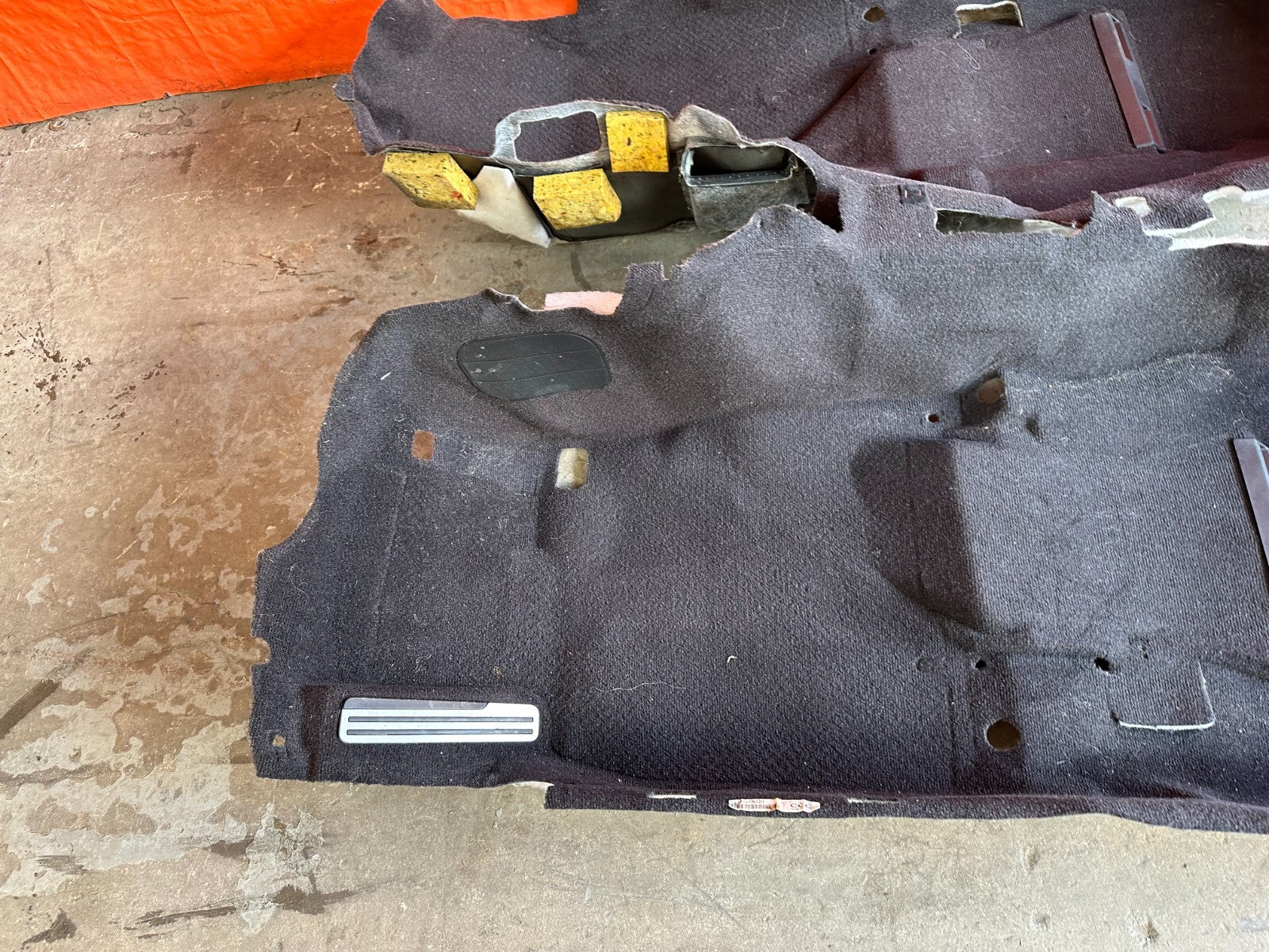 09 15 INFINITI G37 CONVERTIBLE   INTERIOR FLOOR CARPET RUG MAT   BLACK   OEM 2325
