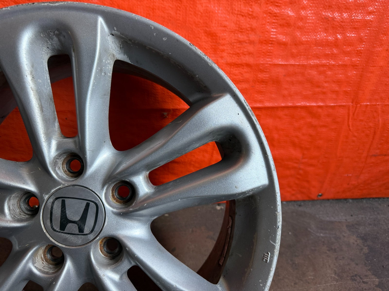 06 11 HONDA CIVIC SI   FACTORY 5 SPOKE 17 INCH WHEEL RIM   OEM GENUINE OE 3062