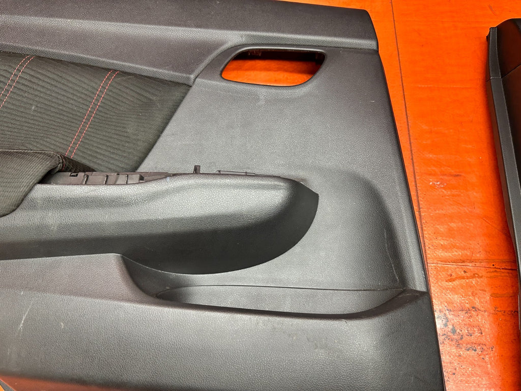 13 15 HONDA CIVIC SI 4D INTERIOR FRONT REAR LEFT RIGHT DOOR PANEL SET OEM DNP19