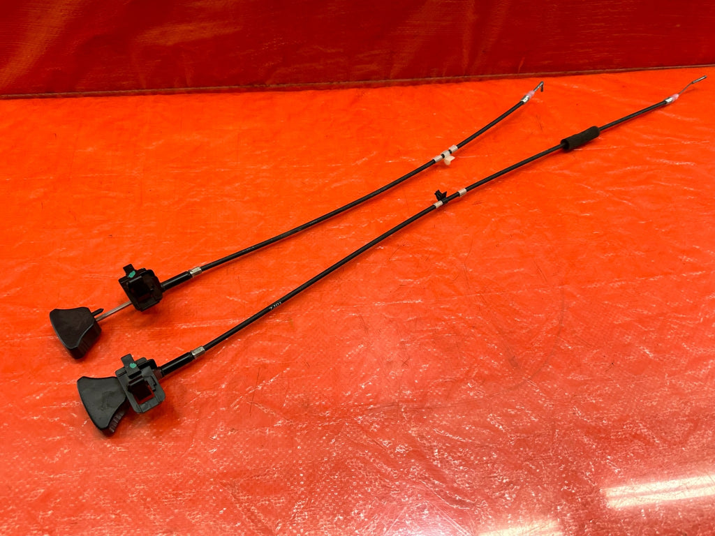 07 11 HONDA CIVIC SI SEDAN   LEFT & RIGHT REAR SEAT RELEASE PULL CABLES OEM #20311