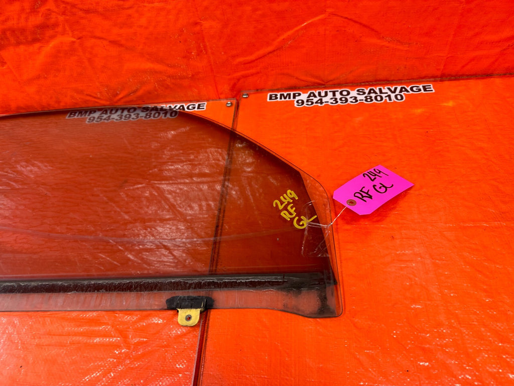 95 00 TOYOTA TACOMA   PASSENGER RIGHT FRONT DOOR GLASS WINDOW   OEM #2495