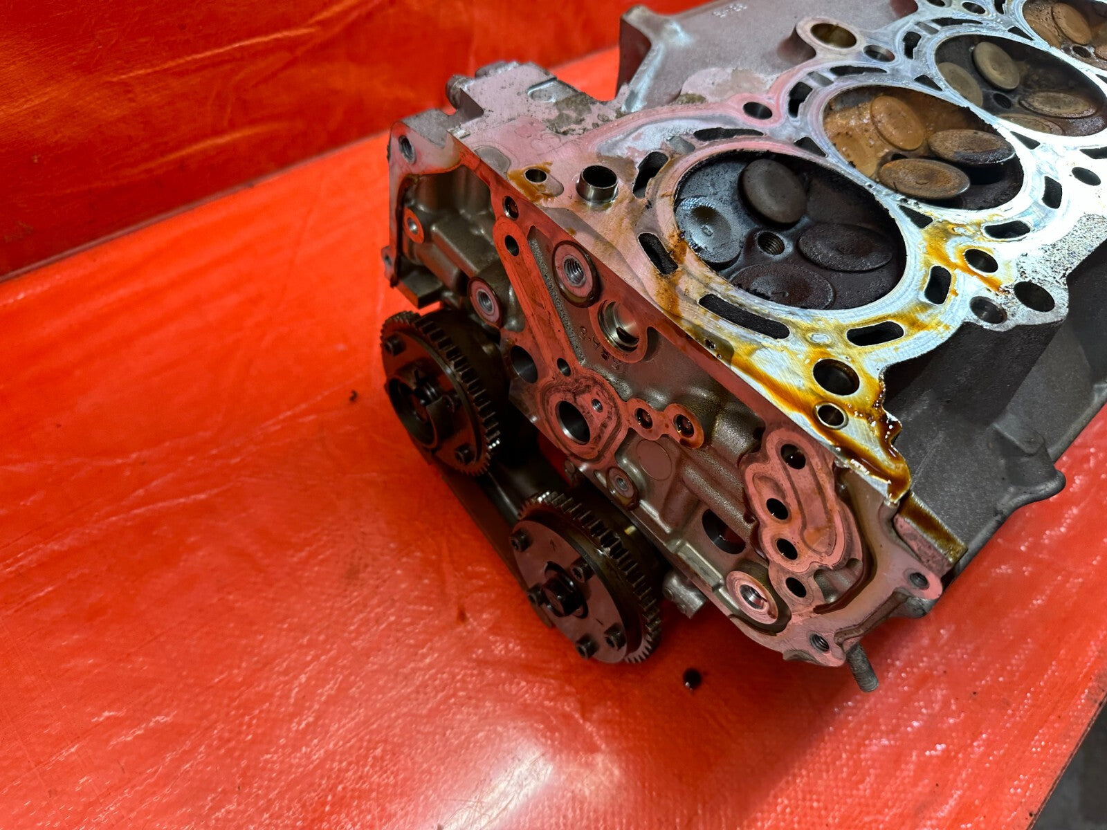 16 19 HONDA CIVIC   K20C2   2.0L   COMPLETE CYLINDER HEAD W/ CAMSHAFTS   OEM9