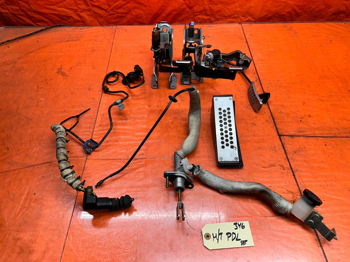 03-08 NISSAN 350Z 3.5L 6 SPEED MANUAL CLUTCH BRAKE PEDALS SLAVE MASTER OEM #3460