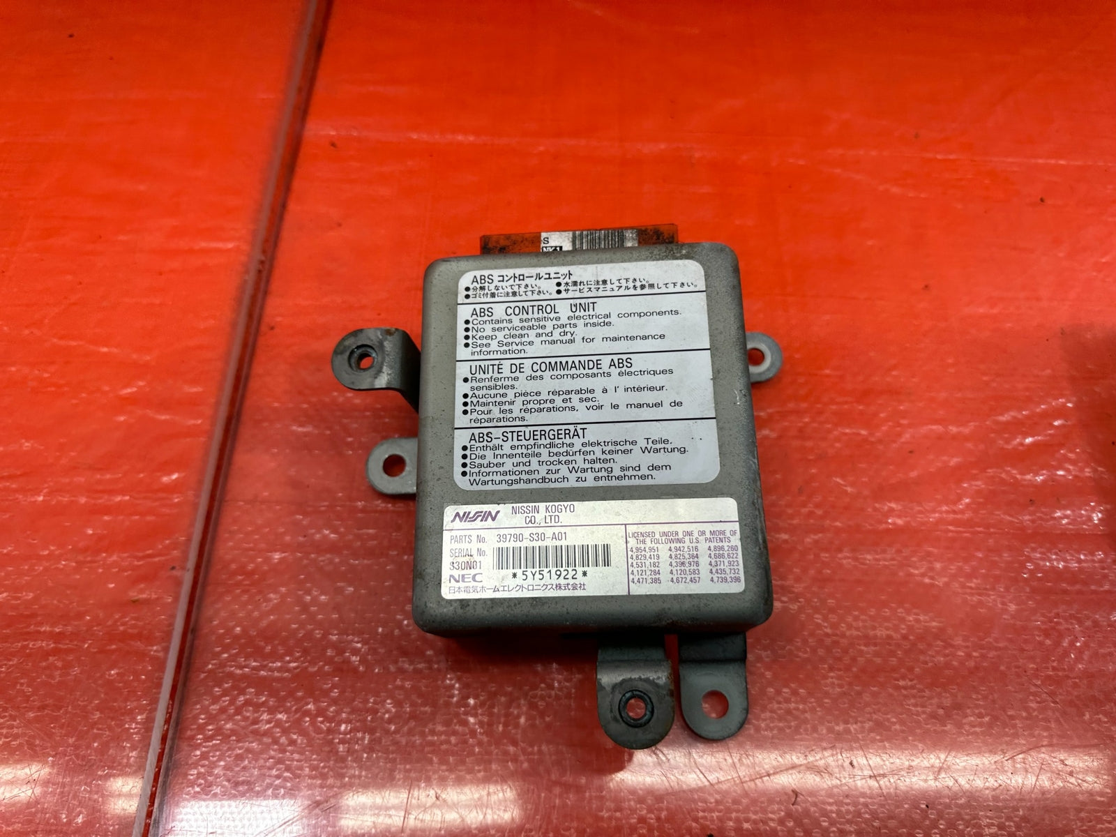 97 01 HONDA PRELUDE   ABS CONTROL UNIT   OEM FACTORY OE #2100