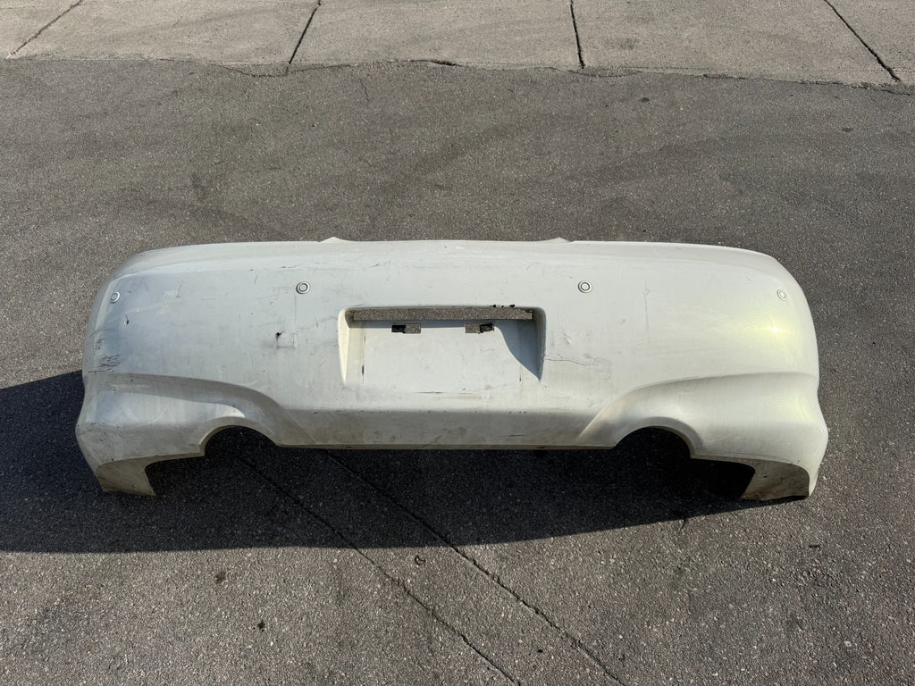 09 15 INFINITI G37 Q60 CONVERTIBLE REAR BUMPER COVER WITH SENSORS OEM #3290