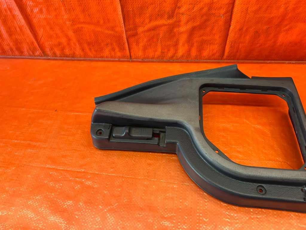 90 93 ACURA INTEGRA 2D RS   DRIVER LEFT CARGO COVER TRIM BRACKET BLUE OEM #15410