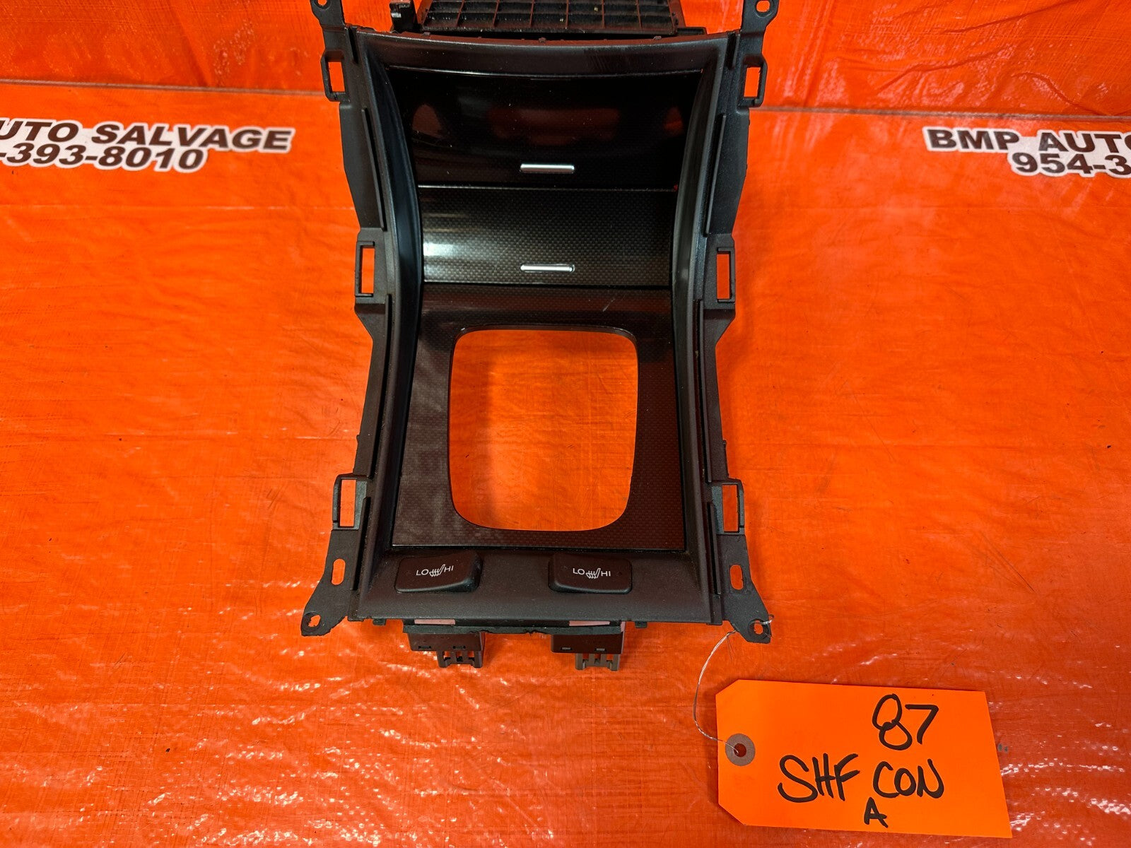 04 08 ACURA TL   AUTOMATIC MODEL   CARBON FIBER SHIFTER CONSOLE CENTER CONSOLE2
