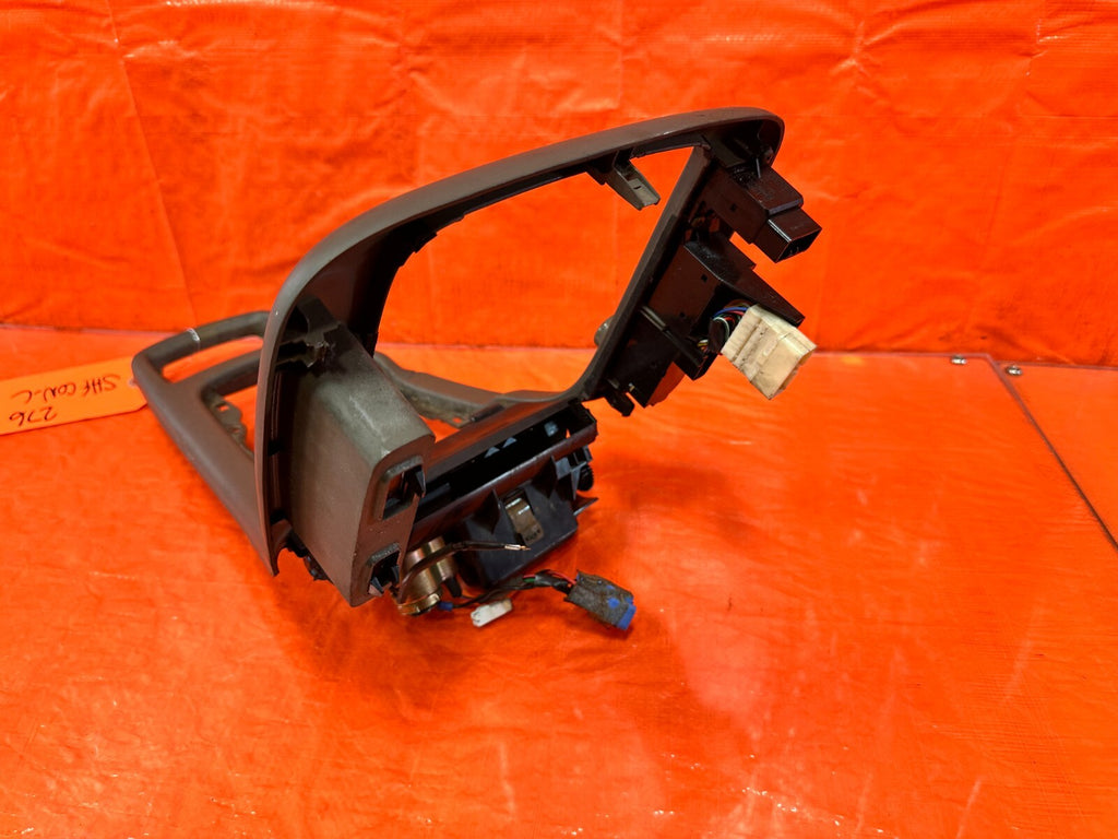 92 00 LEXUS SC300   MANUAL SHIFTER CONSOLE TRIM BEZEL   TAN COLOR   OEM #27610
