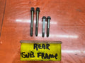 97 01 HONDA PRELUDE 2.2L REAR SUBFRAME CROSSMEMBER K MEMBER BOLTS OEM #3360