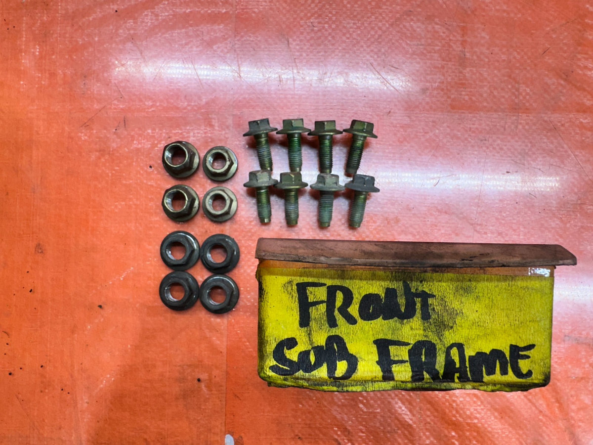 03-08 NISSAN 350Z 3.5L VQ35DE FRONT SUBFRAME MOUNTING BOLTS HARDWARE OEM #3460