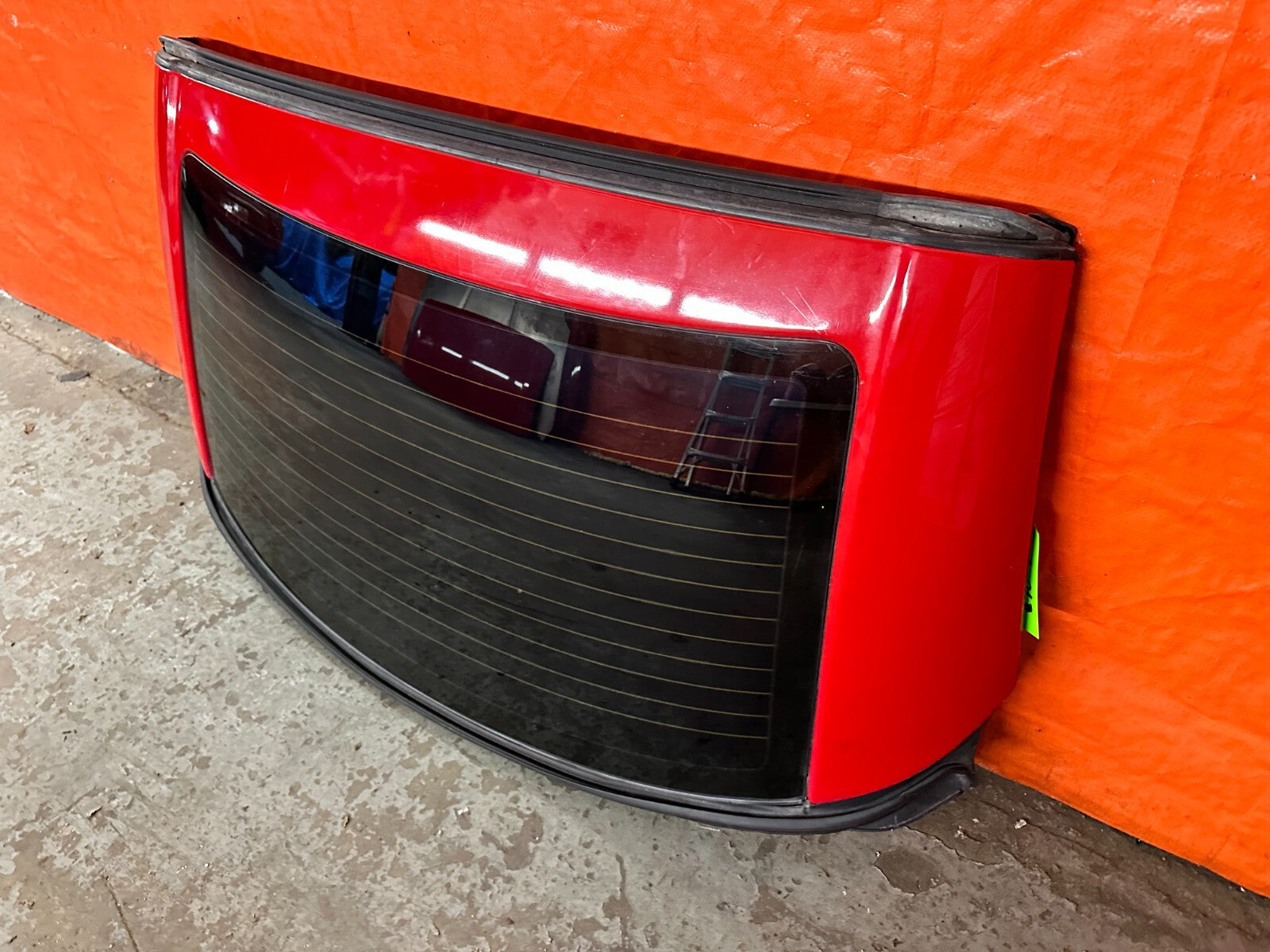 02 08 LEXUS SC430   CONVERTIBLE TOP REAR GLASS PORTION   OEM FACTORY OE #2617