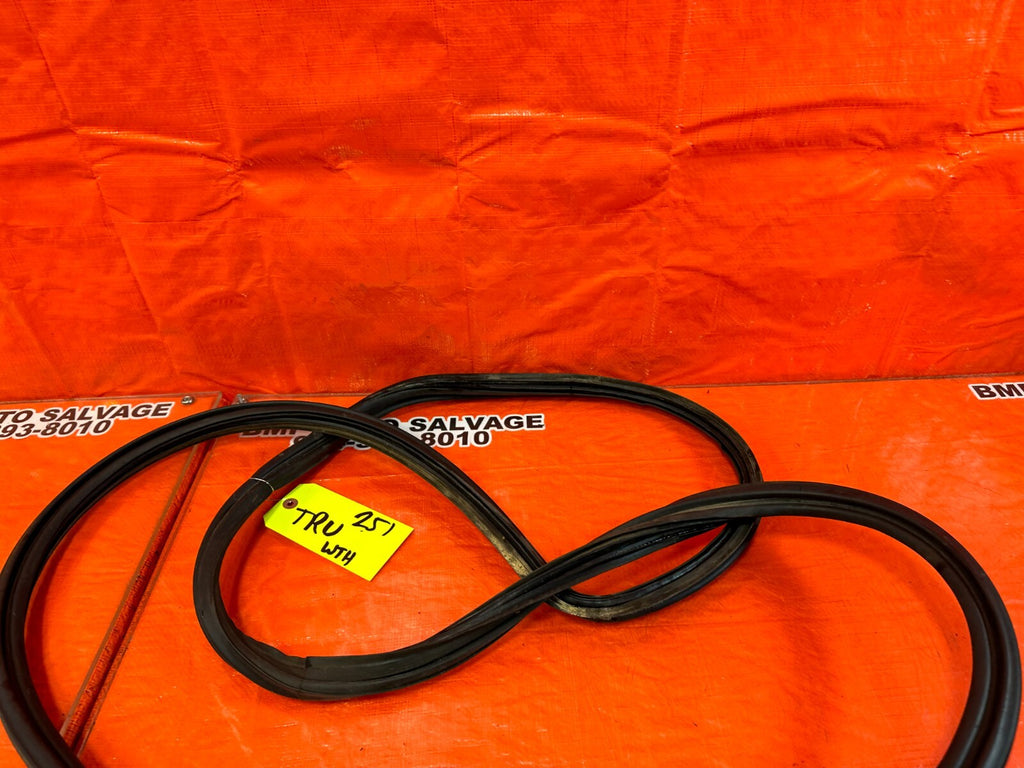 08 12 HONDA ACCORD SEDAN TRUNK WEATHER STRIP TRIM GASKET LINER LINING OEM #2512
