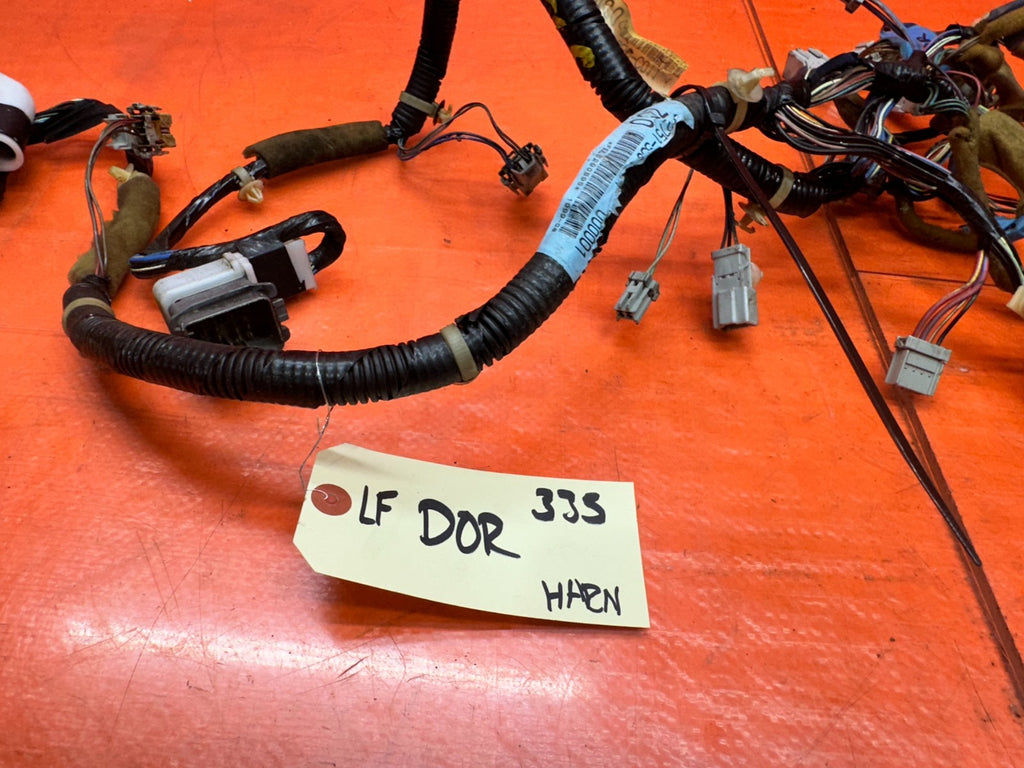 97 01 HONDA PRELUDE 2.2L DRIVER PASSENGER DOOR WIRING HARNESS CABLE L R OEM #3356