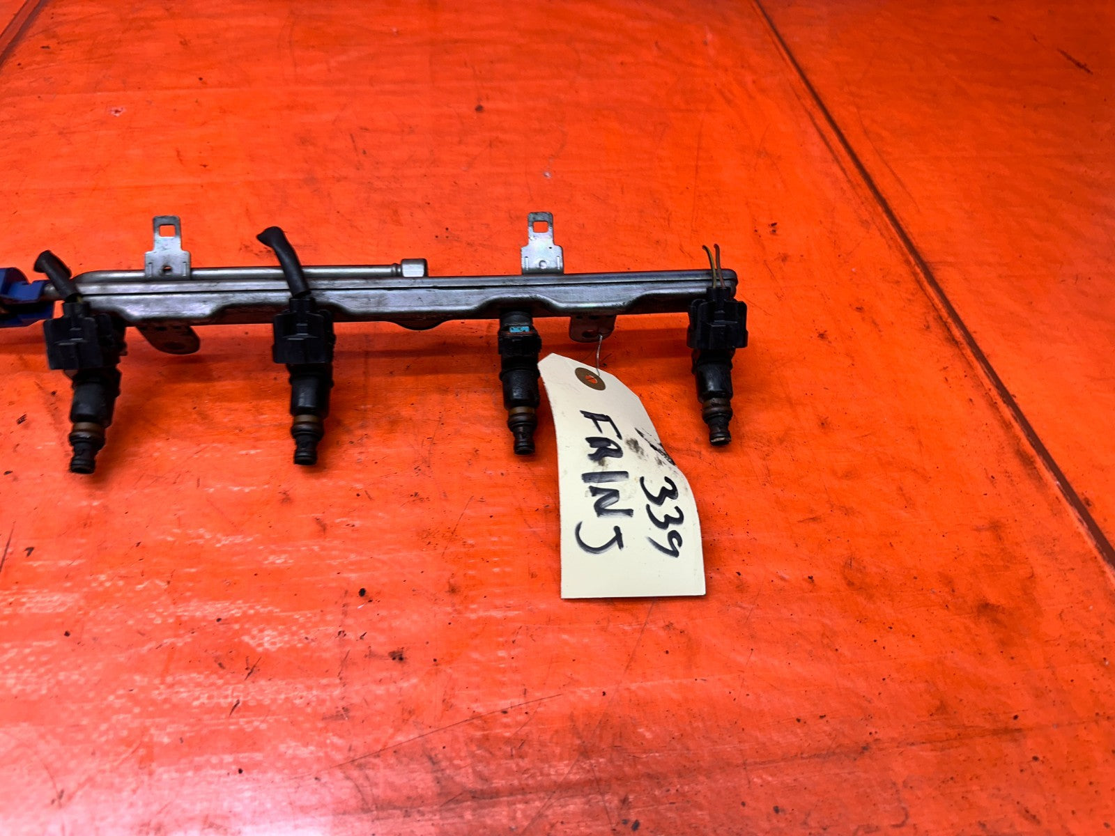 04-05 ACURA TSX 2.4L K24A2 FUEL RAIL WITH INJECTORS ASSEMBLY OEM #3394