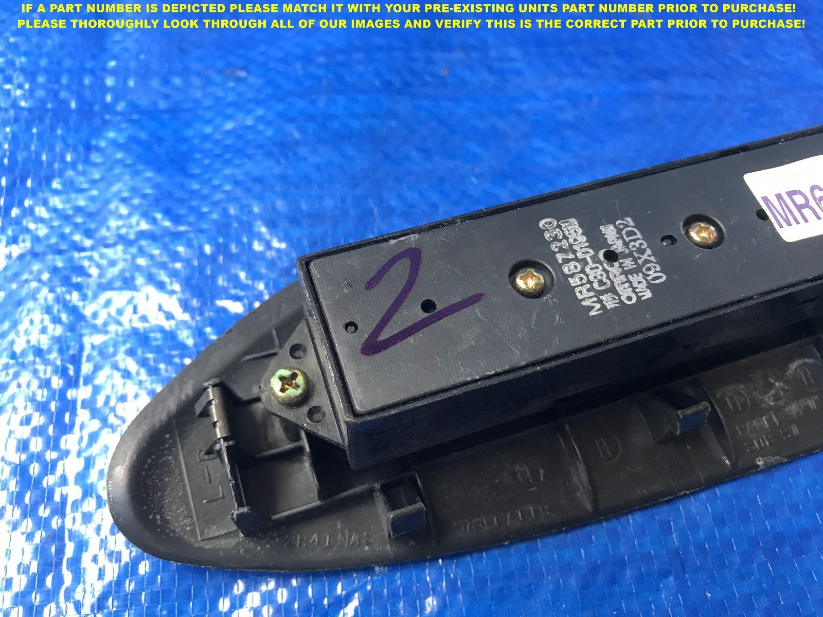 OEM 2003 2004 2005 MITSUBISHI EVOLUTION PASSENGER RIGHT FRONT WINDOW SWITCH 3