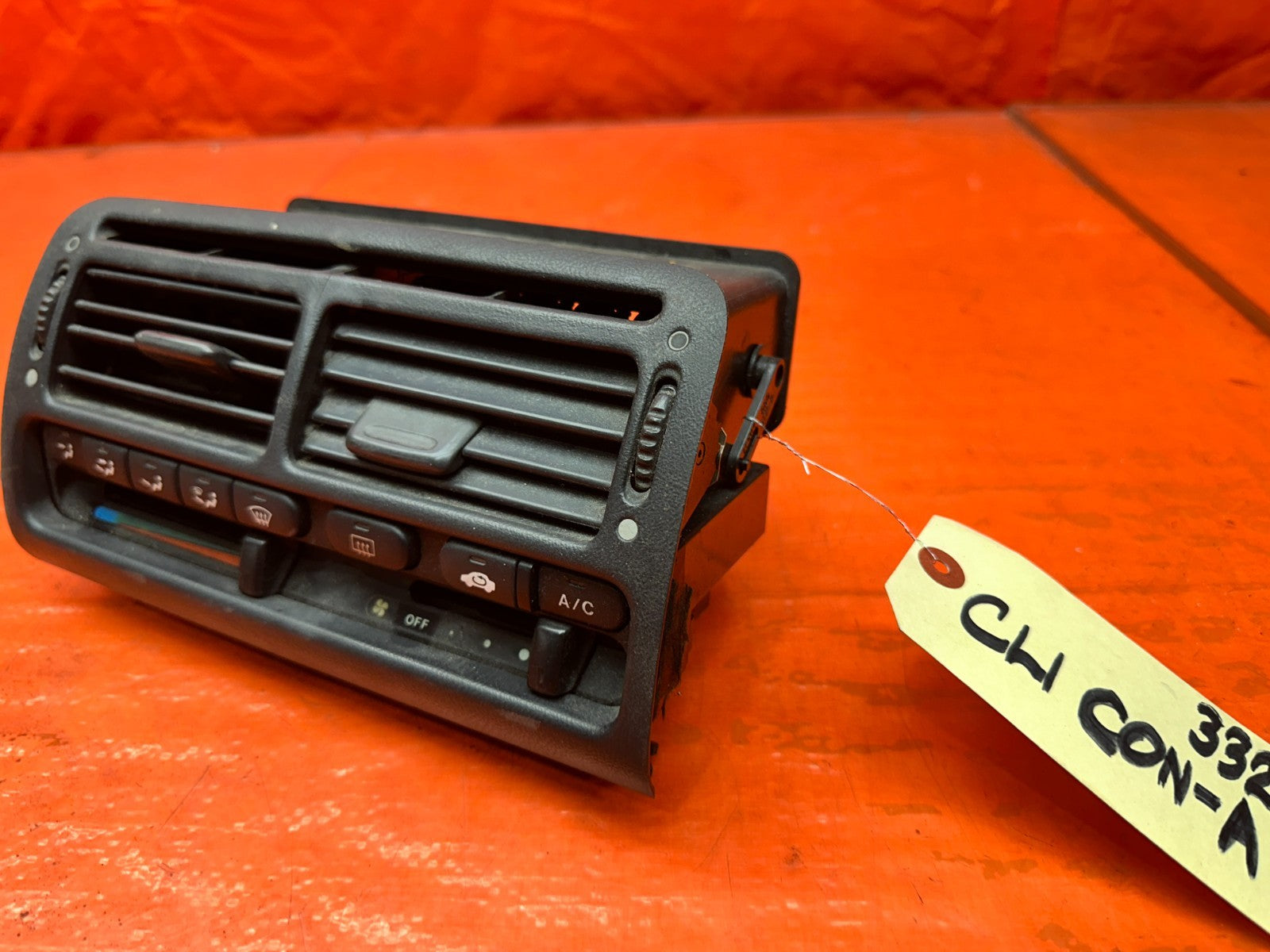 92 96 HONDA PRELUDE AC CLIMATE CONTROL UNIT  W/ VENTS OEM #3325