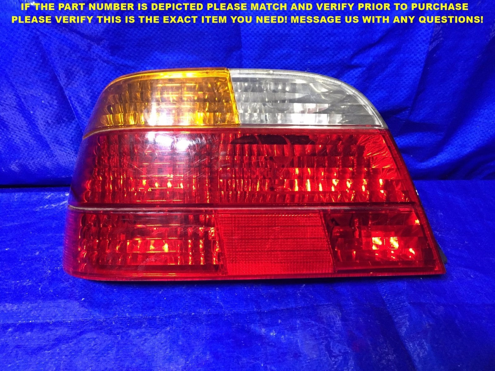 OEM 1999 2000 2001 BMW 740i 750i DRIVER LEFT TAIL LIGHT PART # 83791870