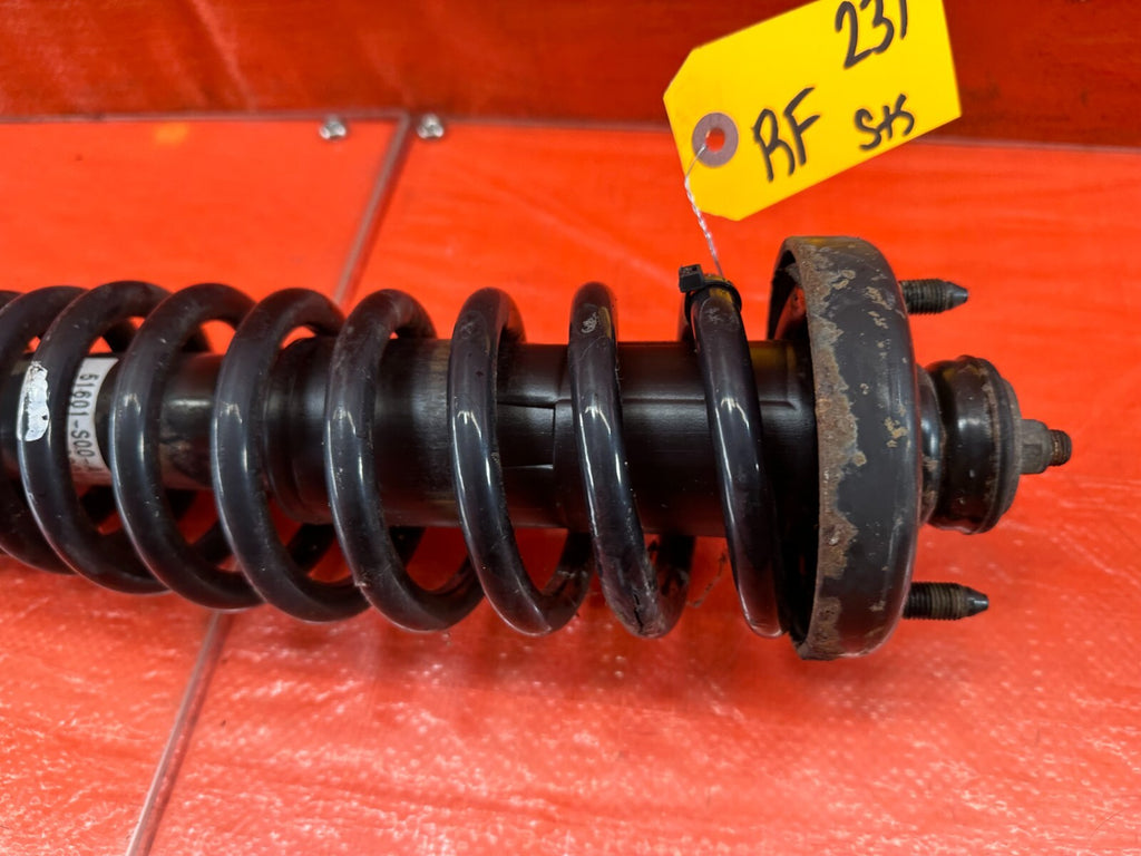 96 00 HONDA CIVIC   RIGHT FRONT   SHOCK AND SPRING SUSPENSION STRUT   OEM #2314