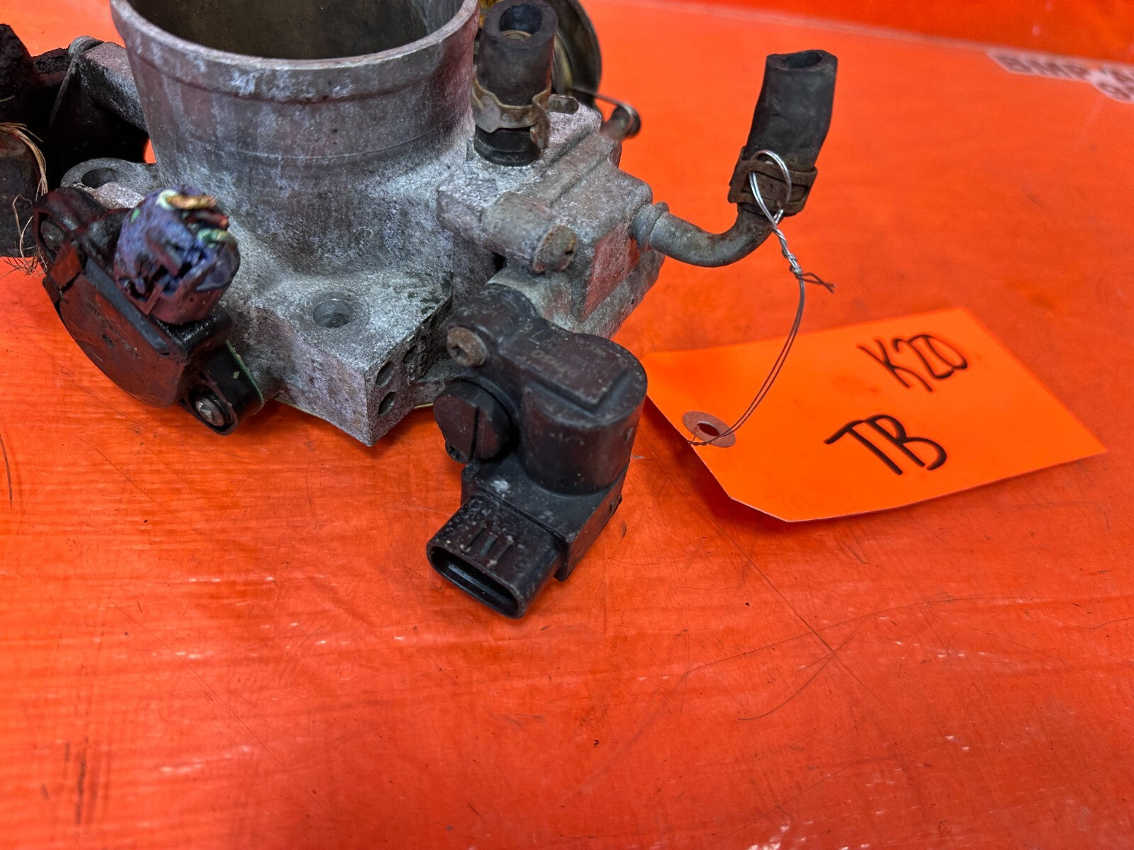 02 04 ACURA RSX TYPE S K20A2 ENGINE MOTOR THROTTLE BODY   THERE ARE FLAWS  3