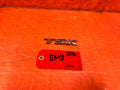 09 14 ACURA TSX   TSX MOUNTED TRUNK BADGE EMBLEM LOGO INSIGNIA   OEM 3050