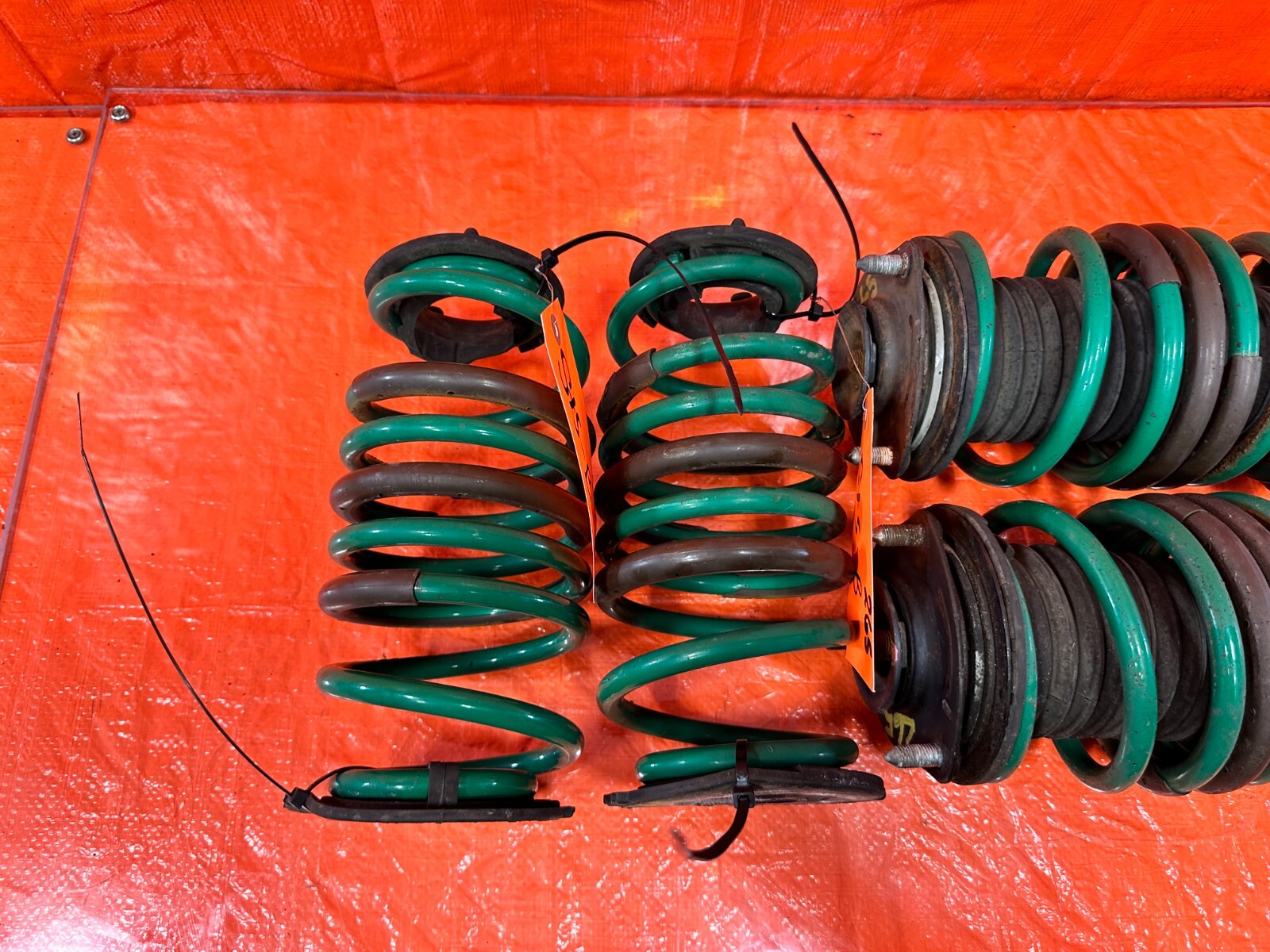 2013 13 HONDA CIVIC SI 2D COUPE TEIN LOWERING SPRINGS W/ AFTERMARKET SHOCKS #26511