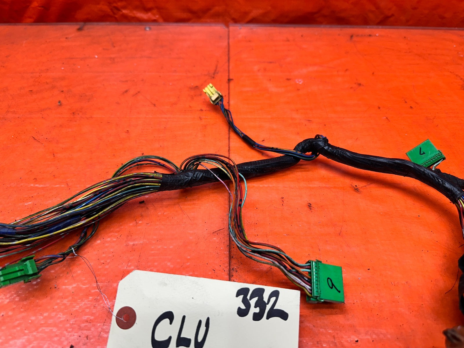 92 96 HONDA PRELUDE MT DIGITAL MANUAL GAUGE CLUSTER WIRE HARNESS OEM #3327