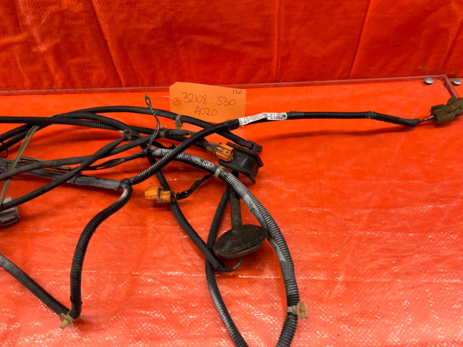 99 01 HONDA PRELUDE BASE   INTERIOR REAR TRUNK WIRING HARNESS WIRE LOOM OEM #1206