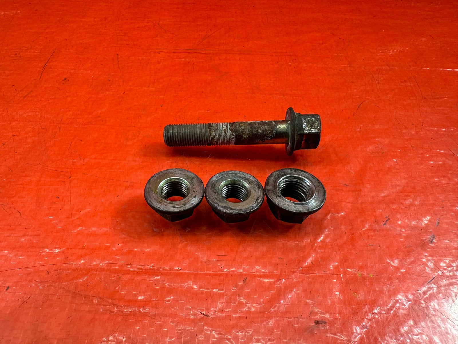 06 11 HONDA CIVIC SI UPPER TRANSMISSION MOUNTING BRACKET BOLTS HARDWARE OEM #1946