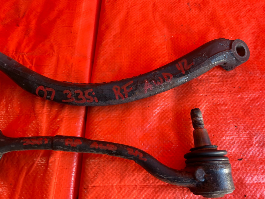 2007 BMW 335i   AWD MODELS ONLY   PASSENGER RIGHT FRONT   LOWER CONTROL ARM SET6