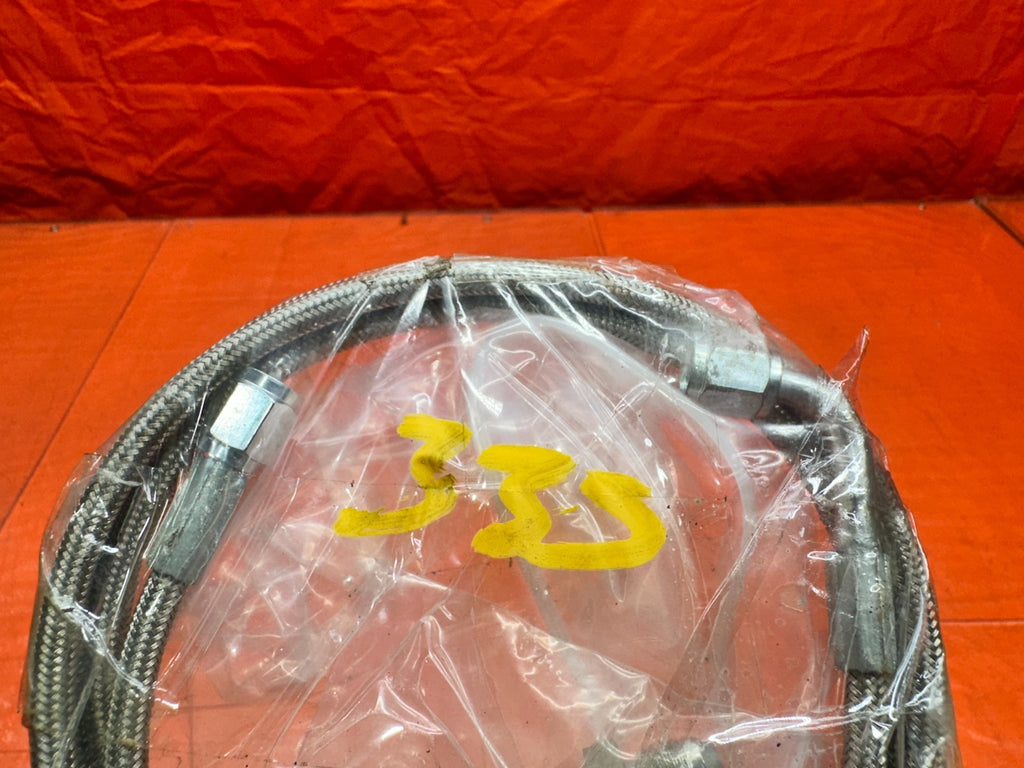 97 01 HONDA PRELUDE 2.2L UPGRADED STEEL BRAIDED BRAKE LINES HOSES SET #3356