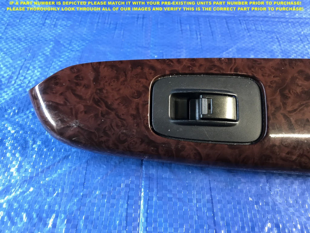 OEM 2004 2005 2006 ACURA MDX PASSENGER RIGHT FRONT WOOD GRAIN WINDOW SWITCH2