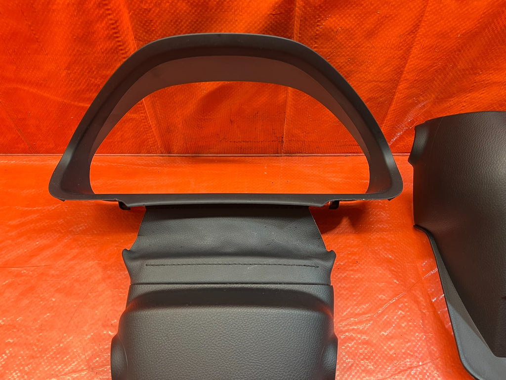 08 12 HONDA ACCORD   KEY IGNITION STEERING COLUMN COVER W/ CLUSTER BEZEL OEM 1745