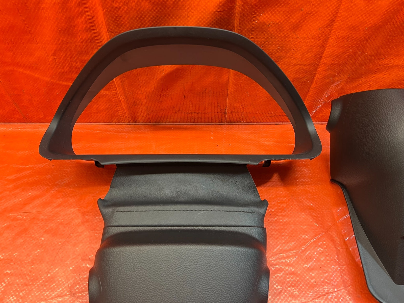 08 12 HONDA ACCORD   KEY IGNITION STEERING COLUMN COVER W/ CLUSTER BEZEL OEM 1745