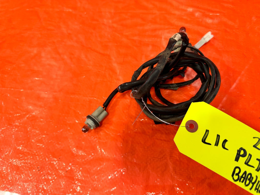 90 93 MAZDA MX 5 MIATA   LICENSE PLATE LIGHT LAMP HARNESS   OEM FACTORY #2677