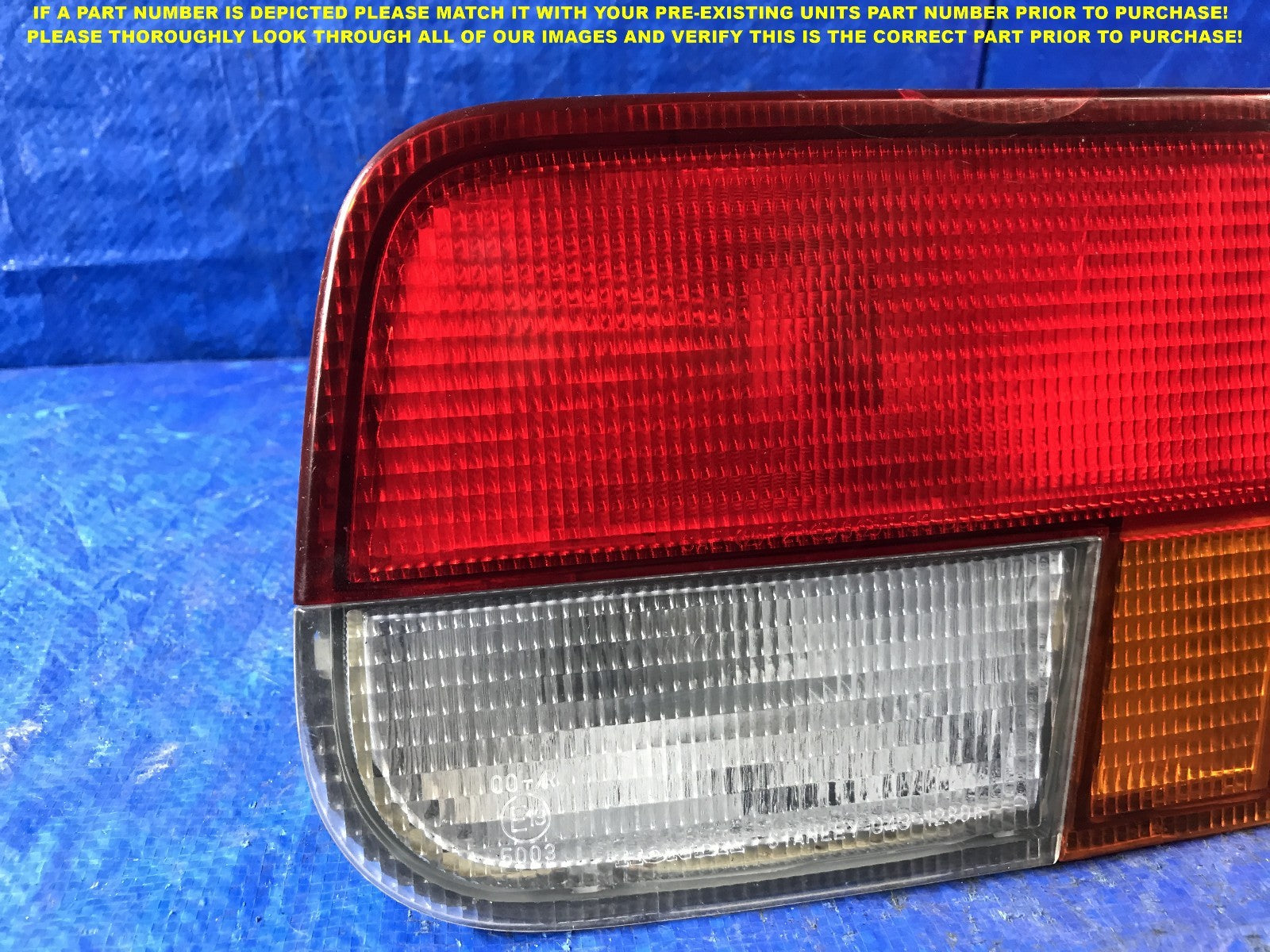 OEM 1996 1997 1998 96 97 98 HONDA CIVIC 2D COUPE PASSENGER RIGHT TAIL LIGHT   1