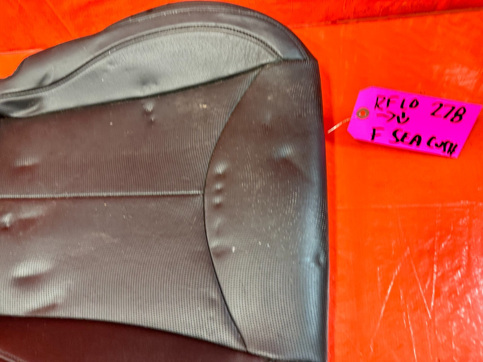 11 15 INFINITI G37 CONVERTIBLE   PASSENGER RIGHT FRONT LOWER SEAT COVER SKIN OEM3