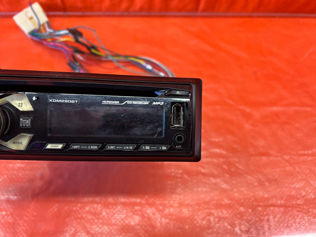 DUAL BRAND   XDM280BT MODEL   AM FM RADIO STEREO   USED   REMOVED FROM CIVIC3