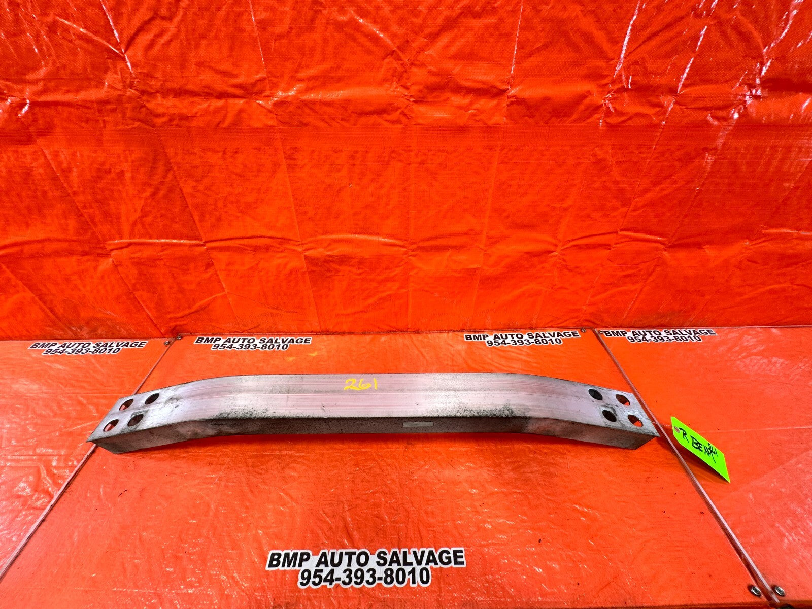 02 10 LEXUS SC430   REAR CRASH BEAM REINFORCEMENT RE BAR   OEM FACTORY #2610