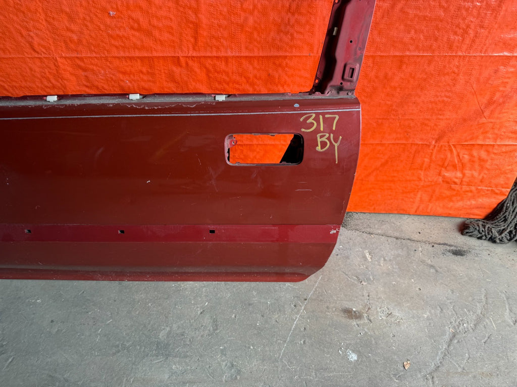 90 91 HONDA CIVIC HATCHBACK   DRIVER LEFT DOOR SHELL SKELETON FRAME   OEM 3177