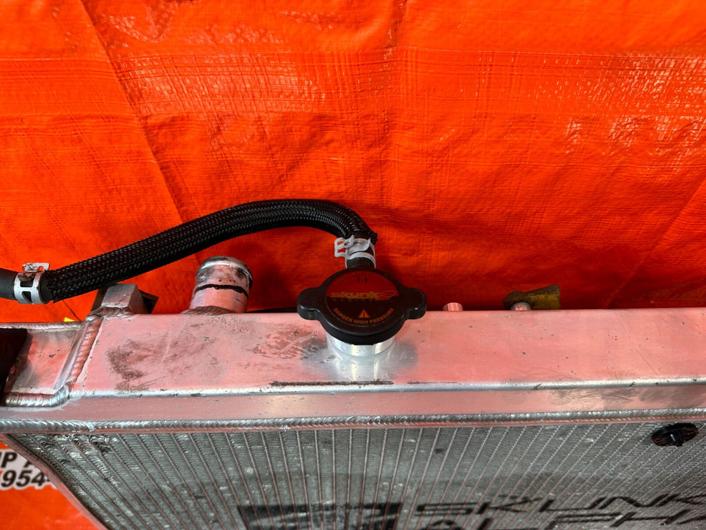 94 01 ACURA INTEGRA   SKUNK2 ALPHA RADIATOR W/ 2 SPAL SLIM FANS   #2537