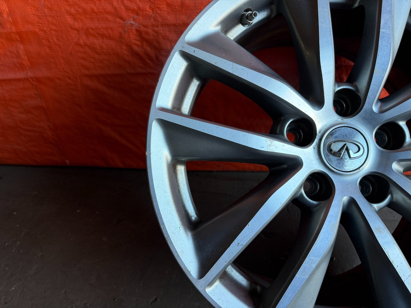 14 24 INFINITI Q50   10 SPOKE WHEEL RIM   17x7.5   +45   OEM FACTORY   #316 25