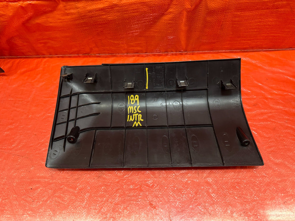 90 93 ACURA INTEGRA 2D   UNDER DASH BLOWER MOTOR COVER TRIM   BLACK   OEM #1899