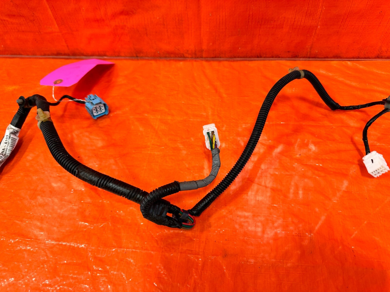 06 11 HONDA CIVIC SEDAN   DRIVER LEFT REAR DOOR SPEAKER WINDOW WIRE HARNESS #27010