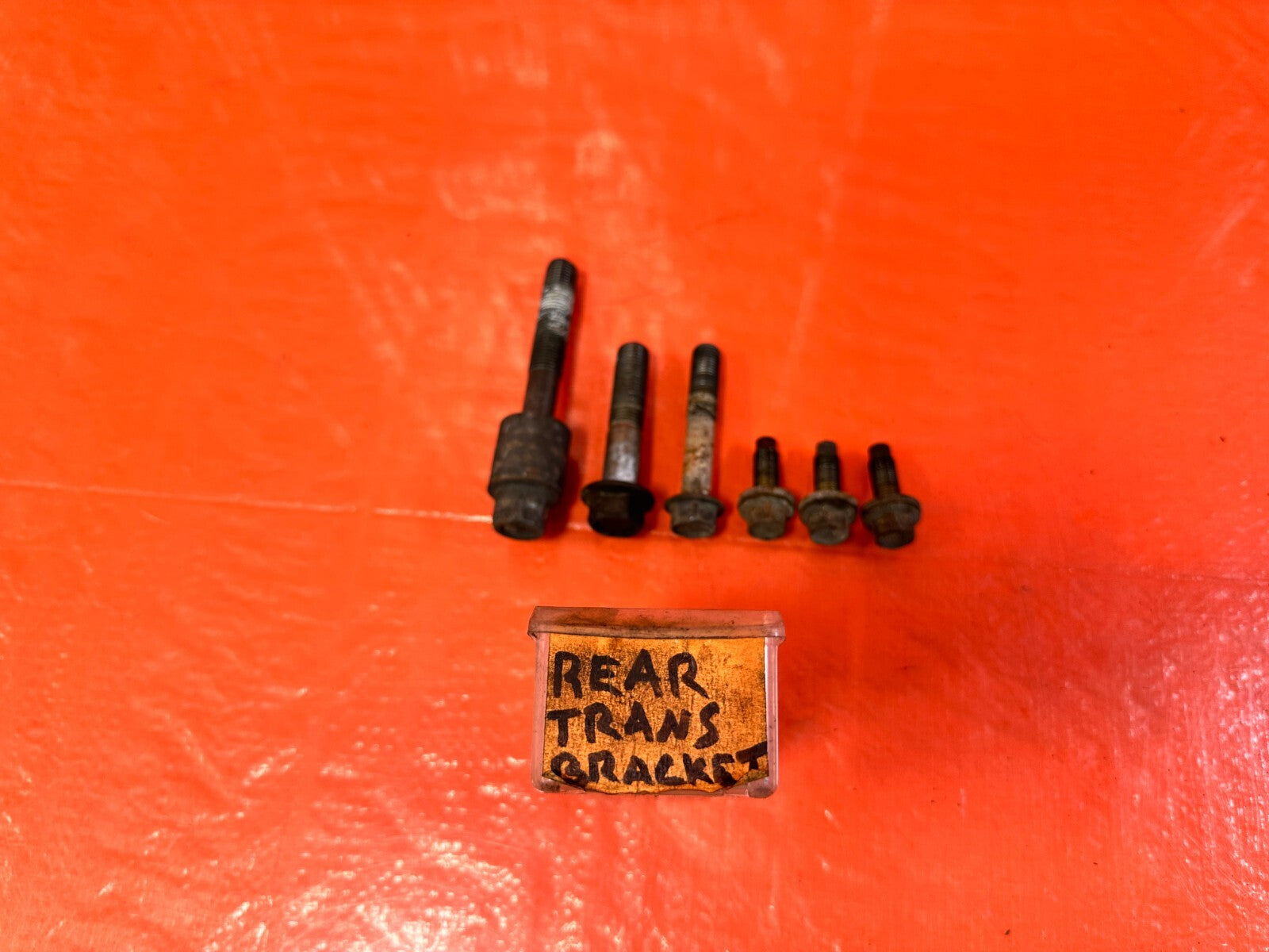 93 97 HONDA DEL SOL   REAR TRANSMISSION BRACKET BOLTS HARDWARE OEM FACTORY #2941