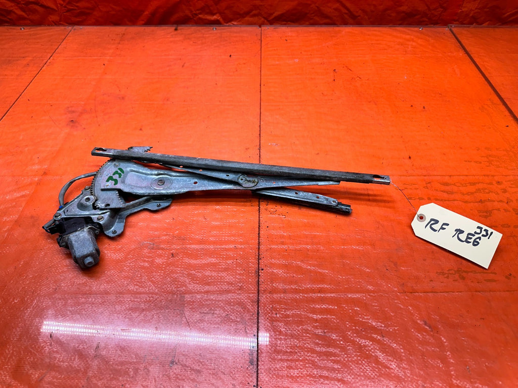 94 01 ACURA INTEGRA 2D RIGHT PASSENGER POWER WINDOW REGULATOR MOTOR OEM #3310