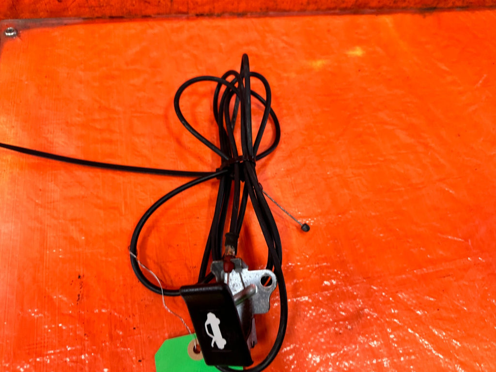 97 01 HONDA PRELUDE   HOOD RELEASE WIRE CABLE W/ PULL LEVER HANDLE   OEM #3232